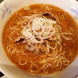 甘辛豚もやし炒め乗せ☆味噌ラーメン